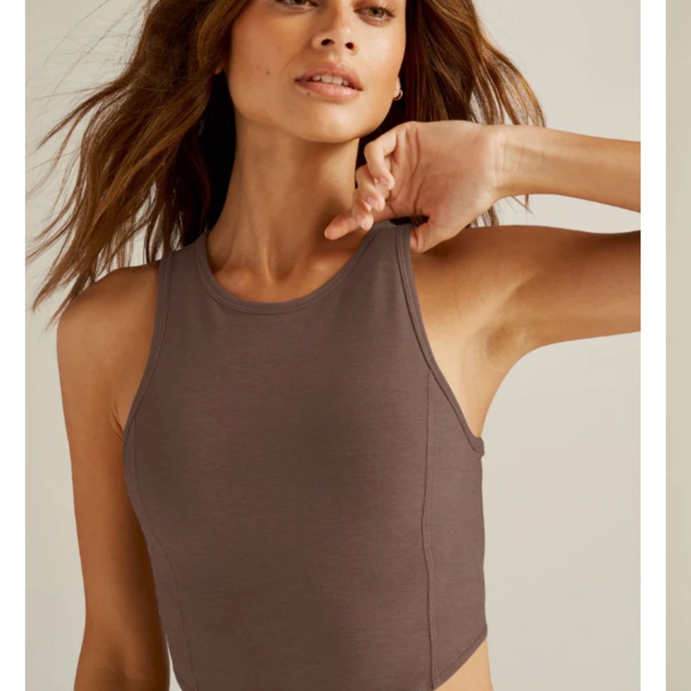 Beyond Yoga Spacedye Motivate Cropped Tank MEDIUM